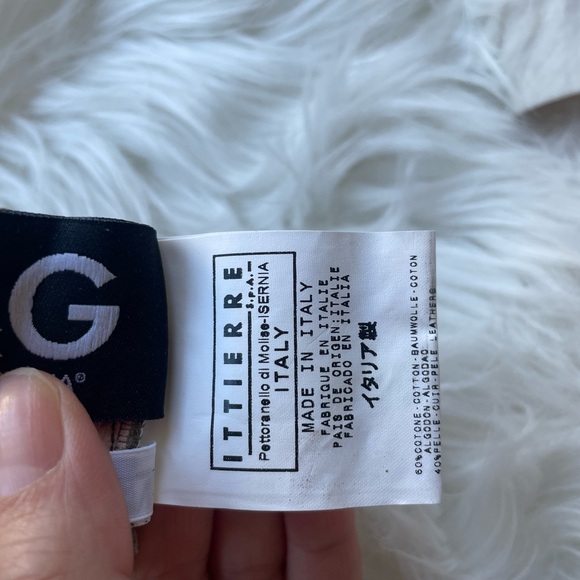 Vintage D&G gloves, metallic pink leather and army green! Omg - Picture 8 of 8